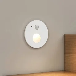 Arcchio Neru LED indbygningslampe, rund, hvid