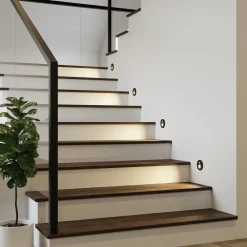 Arcchio Indbygningsspots>Neru LED indbygningslampe sensor rund sort