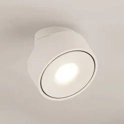 Rotari LED-loftlampe, hvid, drejelig, metal^Arcchio Discount