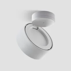 Rotari LED-loftlampe, hvid, drejelig, metal^Arcchio Discount