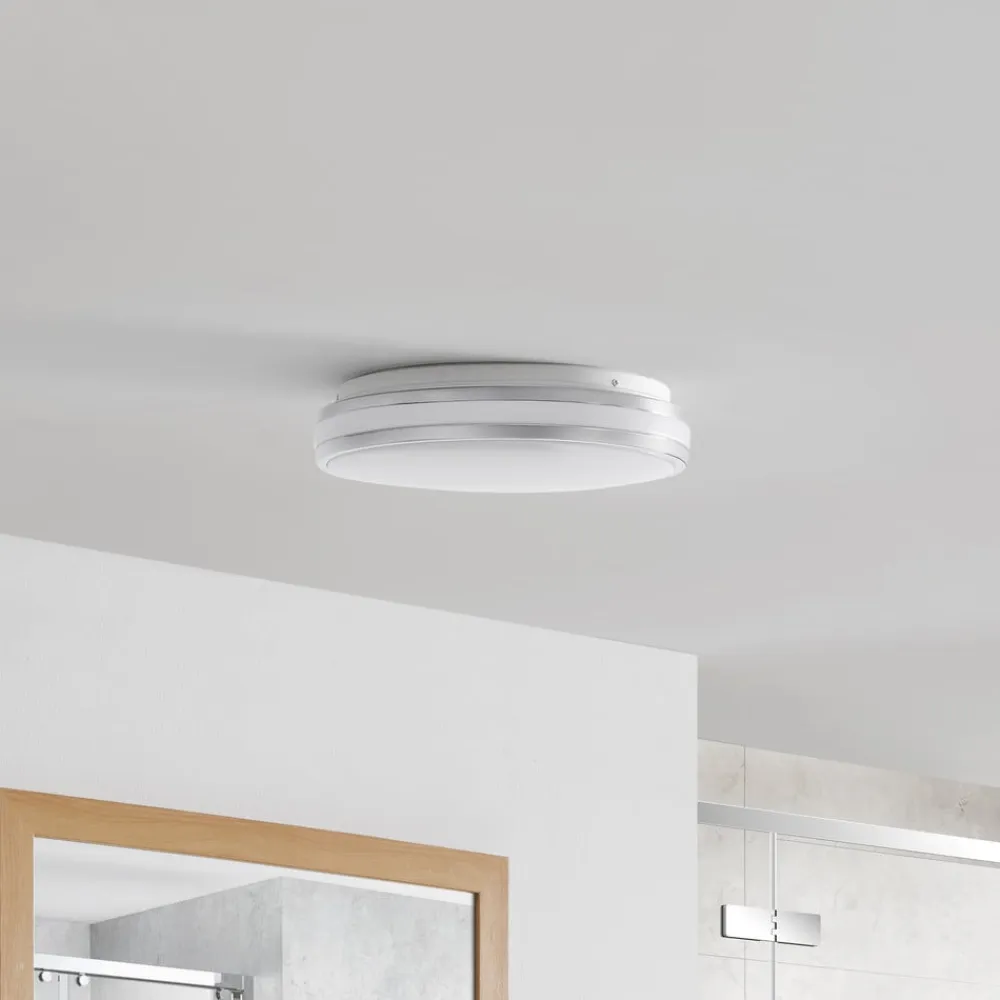 Sinovu LED-loftlampe til badeværelset, krom, 34 cm^Arcchio Discount