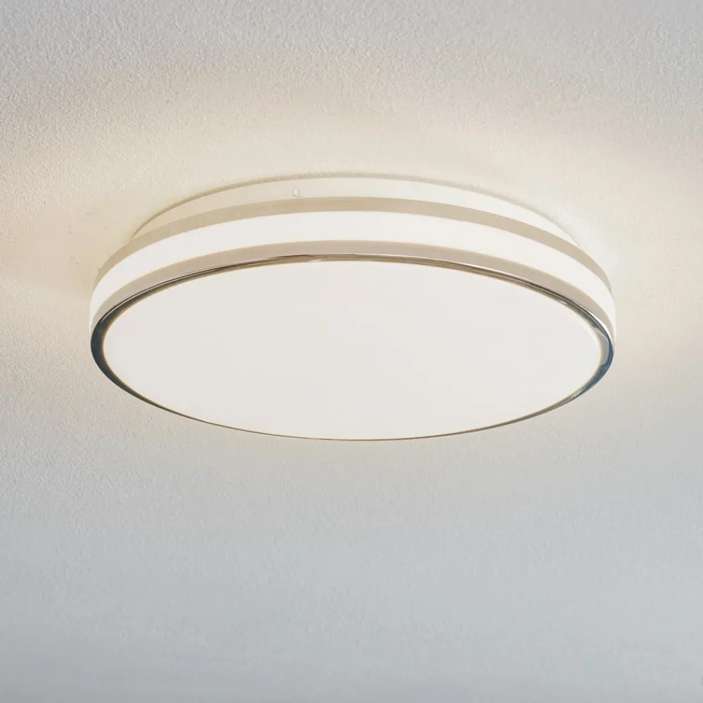 Sinovu LED-loftlampe til badeværelset, krom, 34 cm^Arcchio Discount