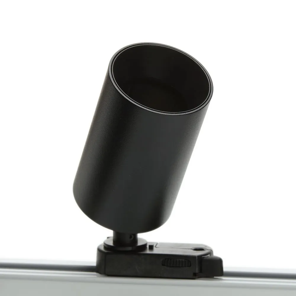 skinnespot Brinja, sort, Ø 6 cm, 3-faset^Arcchio Hot