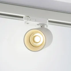 skinnespot Brinja, hvid, Ø 6 cm, 3-faset, GU10^Arcchio