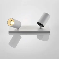 spotlight Brinja, sæt med 2, hvid, kantet, 2 lyskilder, GU10^Arcchio Discount