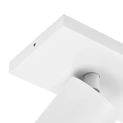 Arcchio spotlight Brinja, hvid, kantet, Ø 7 cm, 4 lyskilder, GU10