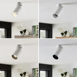 spotlight Brinja, sæt med 3, hvid, rund, Ø 6 cm, GU10^Arcchio Clearance