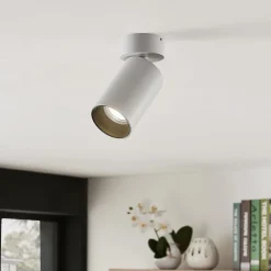 Arcchio spotlight Brinja, sæt med 4, hvid, rund, Ø 6 cm, GU10