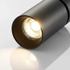 Arcchio spotlight Brinja, sæt med 3, sort, rund, Ø 6cm, GU10