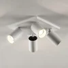 spotlight Brinja, hvid, kantet, Ø 6 cm, 4 lyskilder, GU10^Arcchio Hot