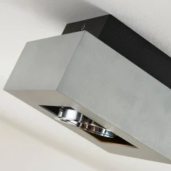 spotlight Vince, 14 x 14 cm, sølv, metal, GU10^Arcchio Discount