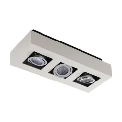 spotlight Vince, 36 cm, 3 lyskilder, hvid/krom, GU10^Arcchio