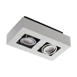 spotlight Vince, 25 cm, 2 lyskilder, hvid/krom, GU10^Arcchio Best