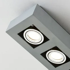 Arcchio spotlight Vince, 36 cm, 3 lyskilder, sølv, GU10