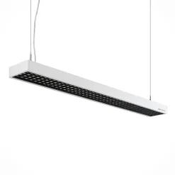 Arcchio Susi LED-kontorhængelampe, hvid, 120 cm, 4.000K, DALI