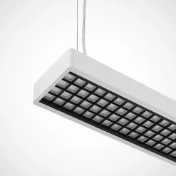 Arcchio Susi LED-kontorhængelampe, hvid, 120 cm, 4.000K, DALI
