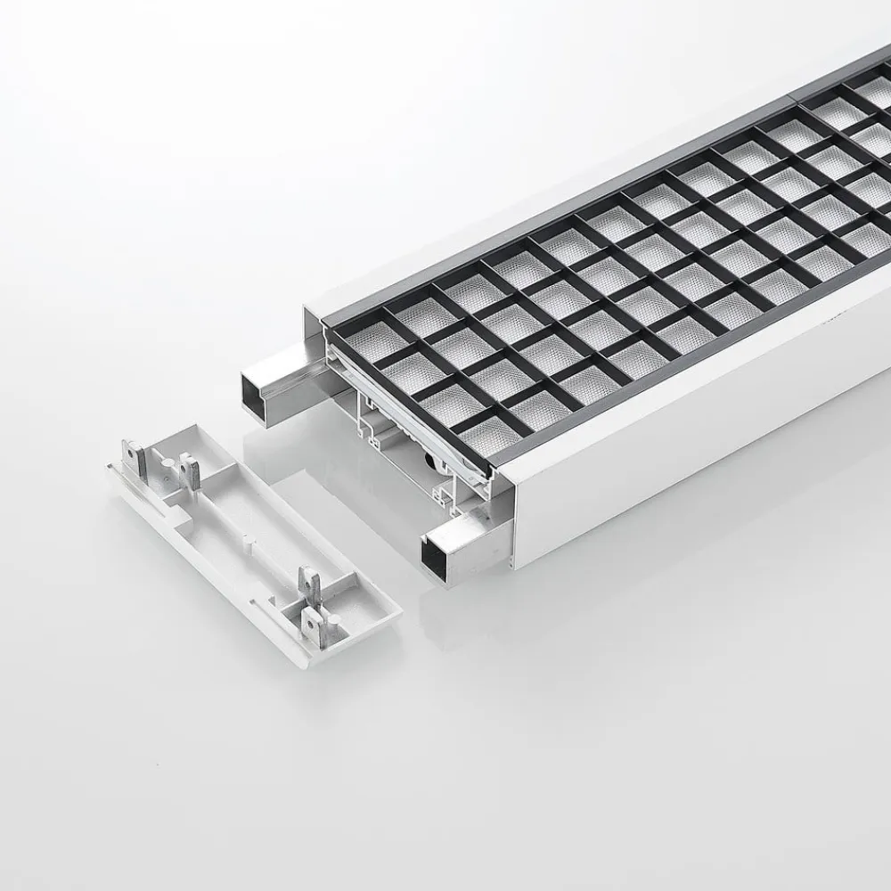 Arcchio Susi LED-kontorhængelampe, hvid, 120 cm, 4.000K, DALI