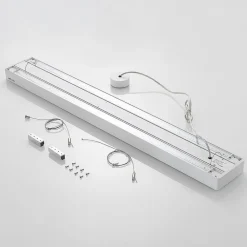 Arcchio Susi LED-kontorhængelampe, hvid, 120 cm, 4.000K, DALI