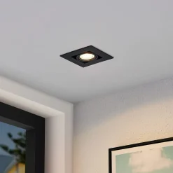 Arcchio Loftlamper|Indbygningsspots>Taneja indbygningslampe, 1 lyskilde, sort