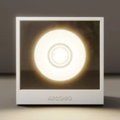 Tassnim LED udendørs væglampe hvid 1-lys.^Arcchio Online