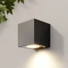 udendørs LED-væglampe Tassnim, 12 cm, antracit, IP65^Arcchio Hot