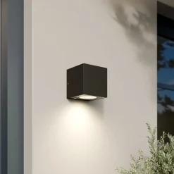 udendørs LED-væglampe Tassnim, 12 cm, antracit, IP65^Arcchio Hot