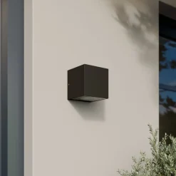 udendørs LED-væglampe Tassnim, 12 cm, antracit, IP65^Arcchio Hot