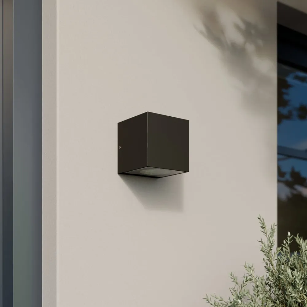 udendørs LED-væglampe Tassnim, 12 cm, antracit, IP65^Arcchio Hot