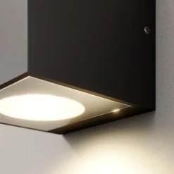udendørs LED-væglampe Tassnim, 12 cm, antracit, IP65^Arcchio Hot