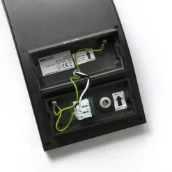 Arcchio udendørs LED-væglampe Advik, IP65, antracit, metal