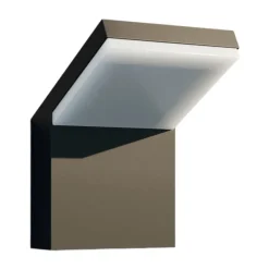 Arcchio udendørs LED-væglampe Yolena, antracit, aluminium, 21 cm