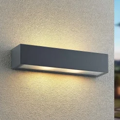 udendørs væglampe LengoE27, 38 cm, antracit, E27, IP54^Arcchio