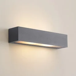 udendørs væglampe LengoE27, 38 cm, antracit, E27, IP54^Arcchio