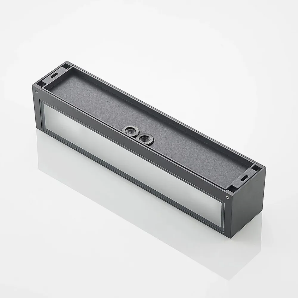 udendørs væglampe LengoE27, 38 cm, antracit, E27, IP54^Arcchio