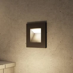 vægindbygningslampe Zamo, G9, sort, 12 cm, IP65^Arcchio Sale