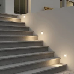 Arcchio vægindbygningslampe Zamo, G9, hvid, 12 cm, metal, IP65