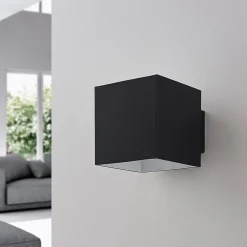 Arcchio væglampe Zuzana, sæt med 2, sort, G9, 10 cm bred