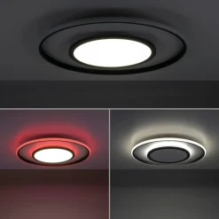 JUST LIGHT. GmbH Arenda LED-loftlampe, Ø 60 cm, RGB/CCT, kan dæmpes