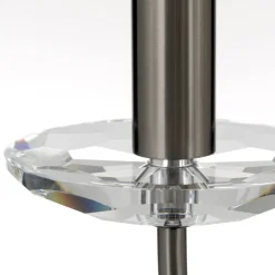 Ariane lysekrone, nikkelfarvet, Ø 50 cm, krystal, 3 lyskilder.^ORION Online