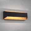 Trio Lighting Væglamper|Væglamper>Arino LED-væglampe, sort, bredde 35,2 cm