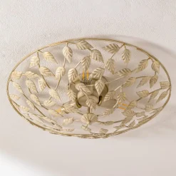 Arion loftlampe, creme/guldpatineret, Ø 63 cm, stål^Luminex Outlet