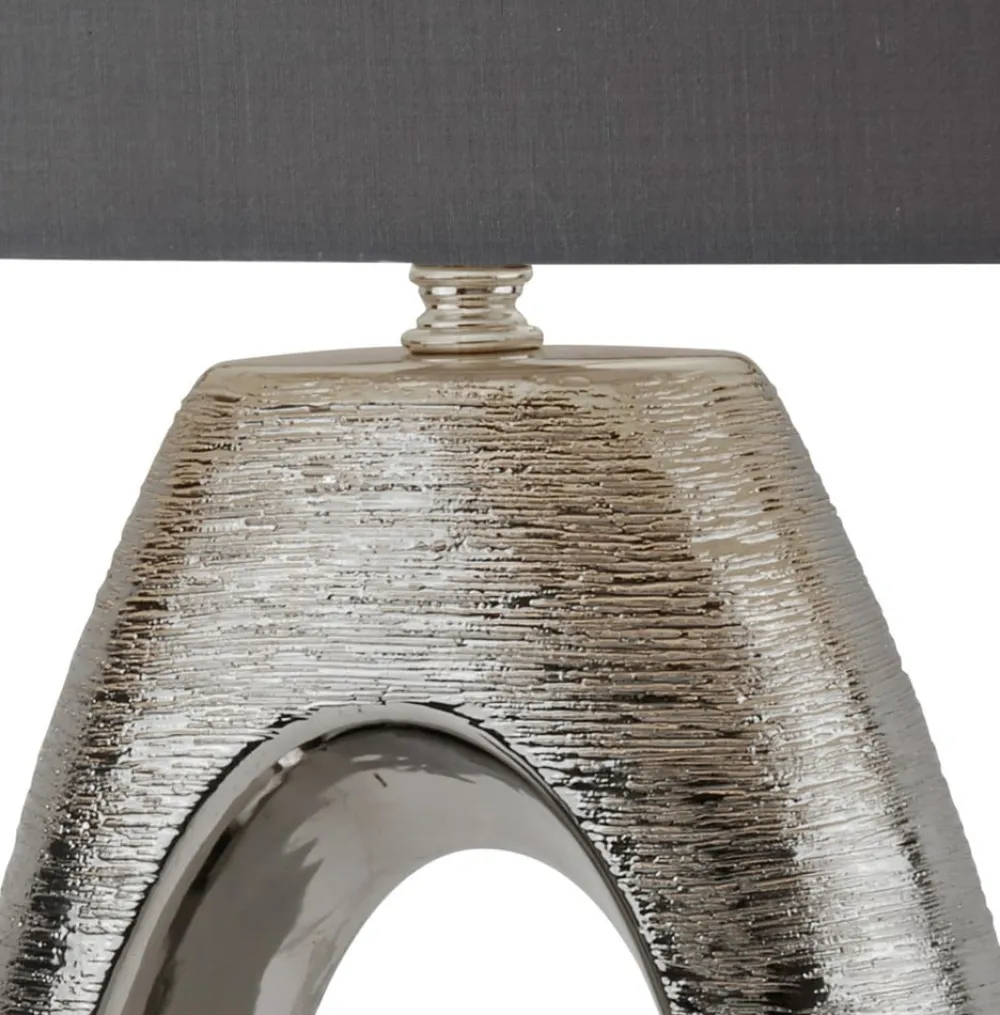 Searchlight Bordlamper>Artisan bordlampe med stofskærm