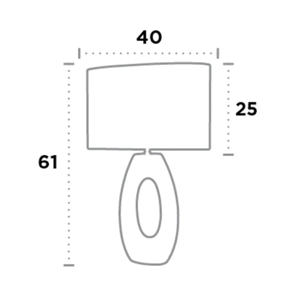 Searchlight Bordlamper>Artisan bordlampe med stofskærm