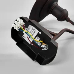 Aruba udendørs væglampe, Ø 25 cm, rustbrun^Lucide Outlet