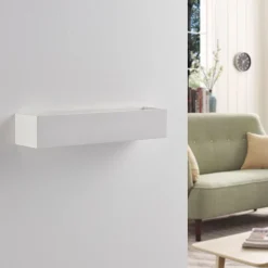 Lindby Gang|Væglamper>Arya væglampe, op/ned, hvid, gips, G9, 2 lyskilder, kan males