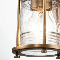 KICHLER Ashland Bay bad-væglampe, messing, 1 lyskilde