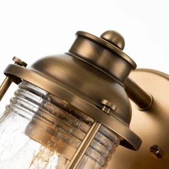 KICHLER Ashland Bay bad-væglampe, messing, 1 lyskilde