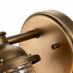 KICHLER Ashland Bay bad-væglampe, messing, 1 lyskilde