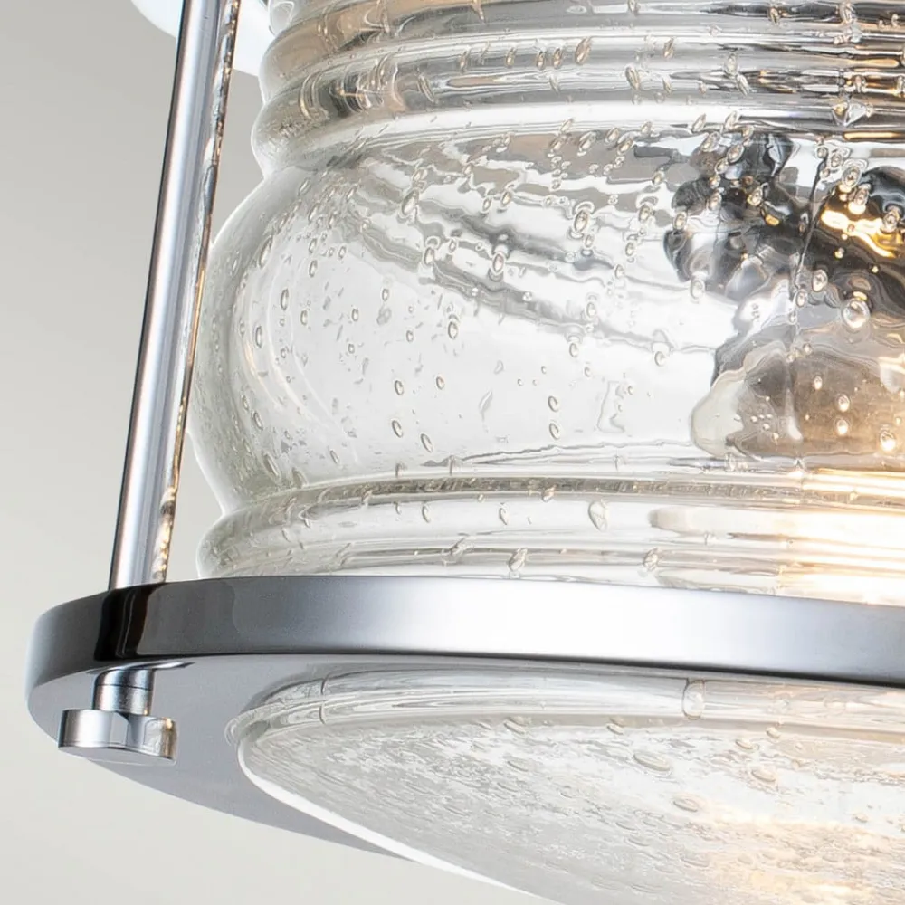 KICHLER Loftlamper>Ashland Bay loftlampe til bad, Ø 30,5 cm, krom