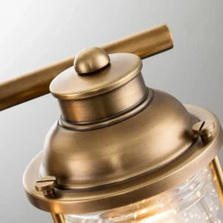 KICHLER Ashland Bay væglampe til badeværelset 3 lk messing